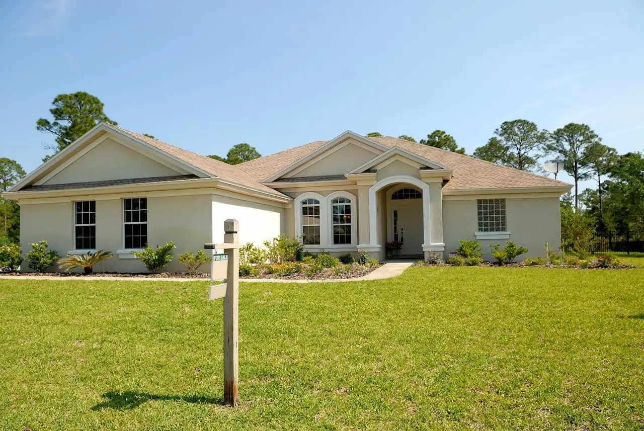 landscaped area