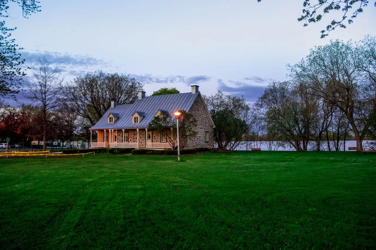 landscaped area